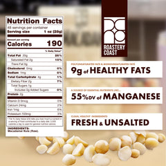 Roastery Coast macadamias in a wooden bowl ready for snacking and recipe use