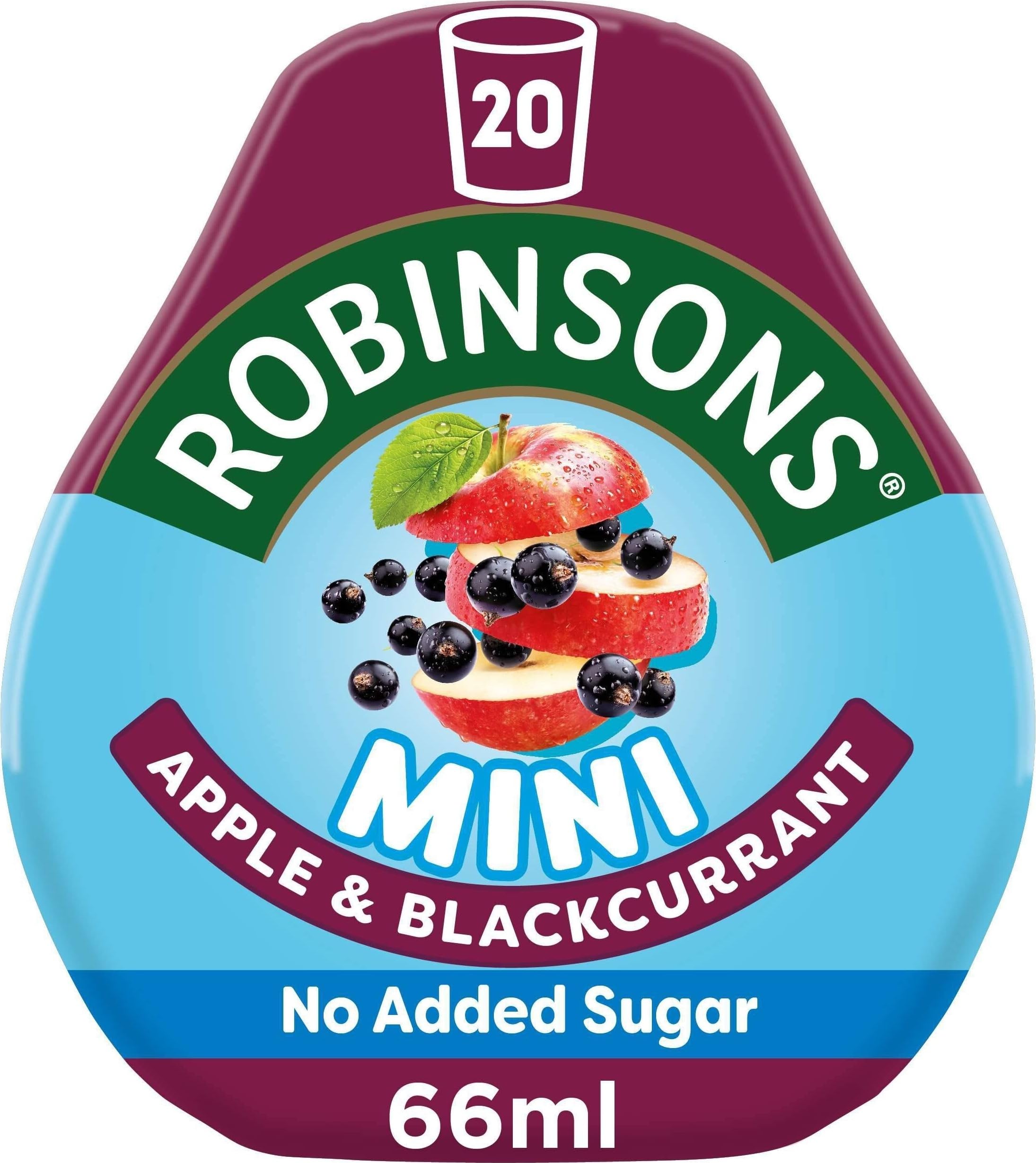 Robinsons front packaging showing compact two-bottle pack and portability benefit