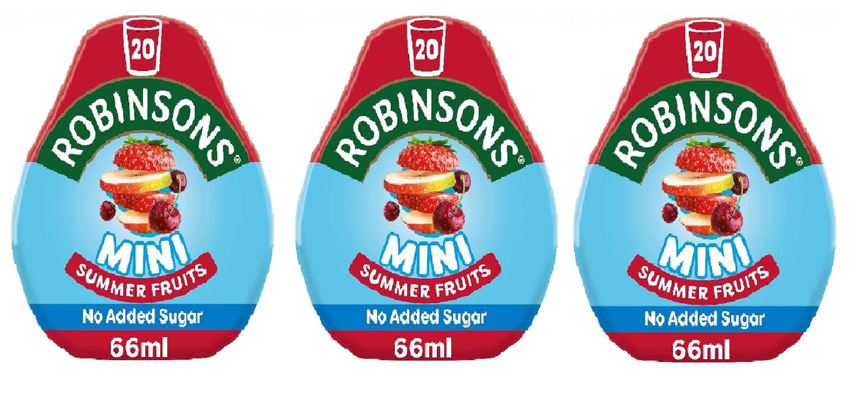 Robinsons front packaging showing three pouches and clear branding for quick recognition