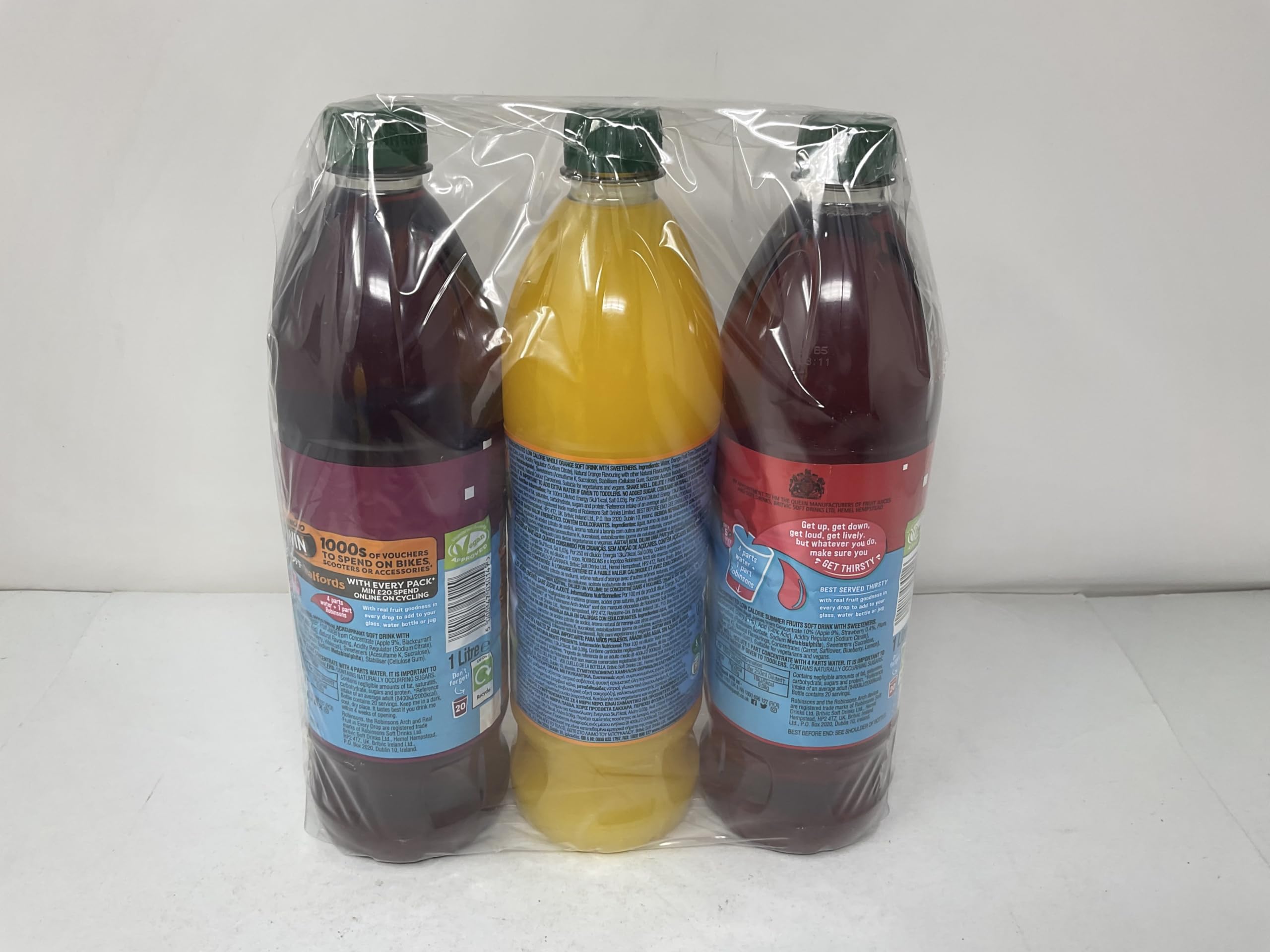 Robinsons summer fruits texture close-up highlighting natural fruit concentrate