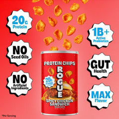 Rogue Snacks close-up of crunchy texture highlighting satisfying crispness