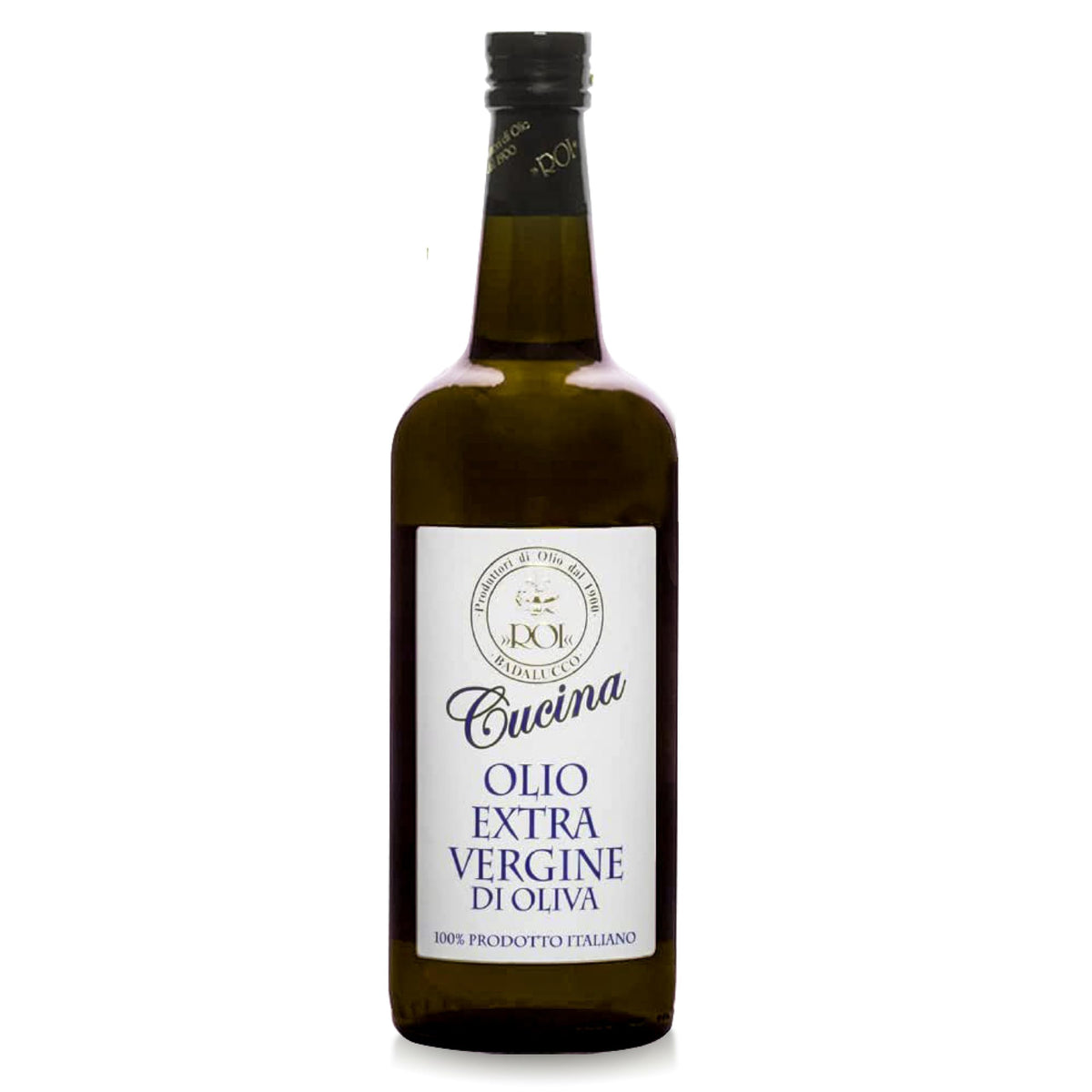 ROI Cucina Ligurian front packaging showing bottle and cap for authentic pantry presence