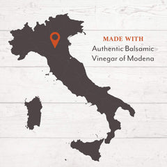 Roland Foods label close-up showing Modena origin, highlights authentic ingredient source