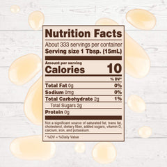 Roland Foods drizzled glaze on salad showing pale color and plating benefit