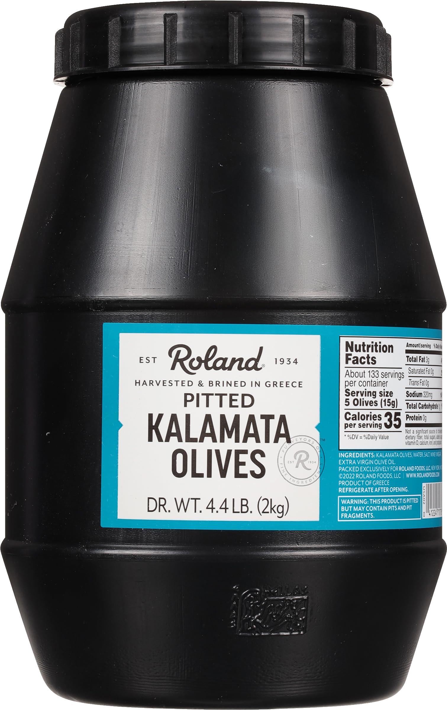 Roland Foods front jug showing label and size for bulk use