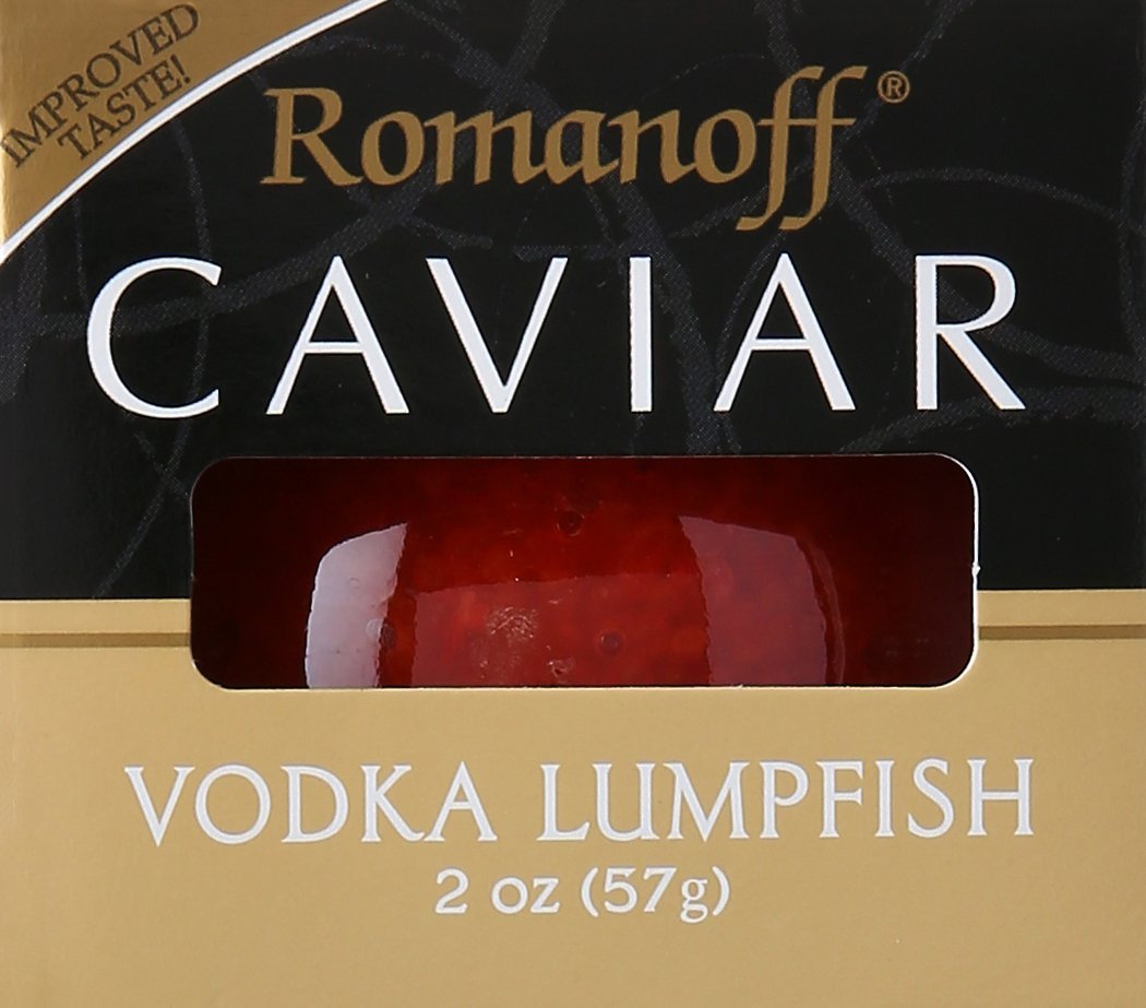 Romanoff front packaging showing 2 oz jar and label, highlights convenience