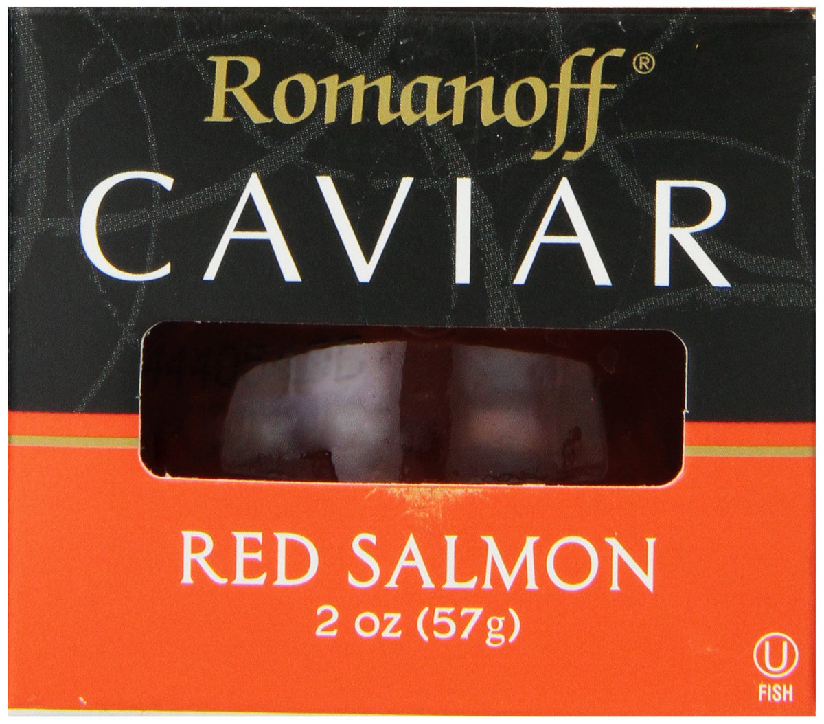 Romanoff jar front packaging showing label and 2 oz size, convenient gourmet choice