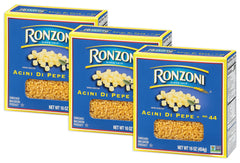 Ronzoni front pack showing product and non‑GMO label, easy pantry choice