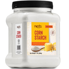 Roots Circle front packaging showing airtight 17.63 oz container and label benefit