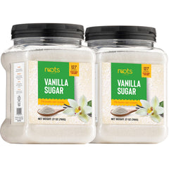 Roots Circle front packaging showing jar and label for pantry-ready vanilla sugar
