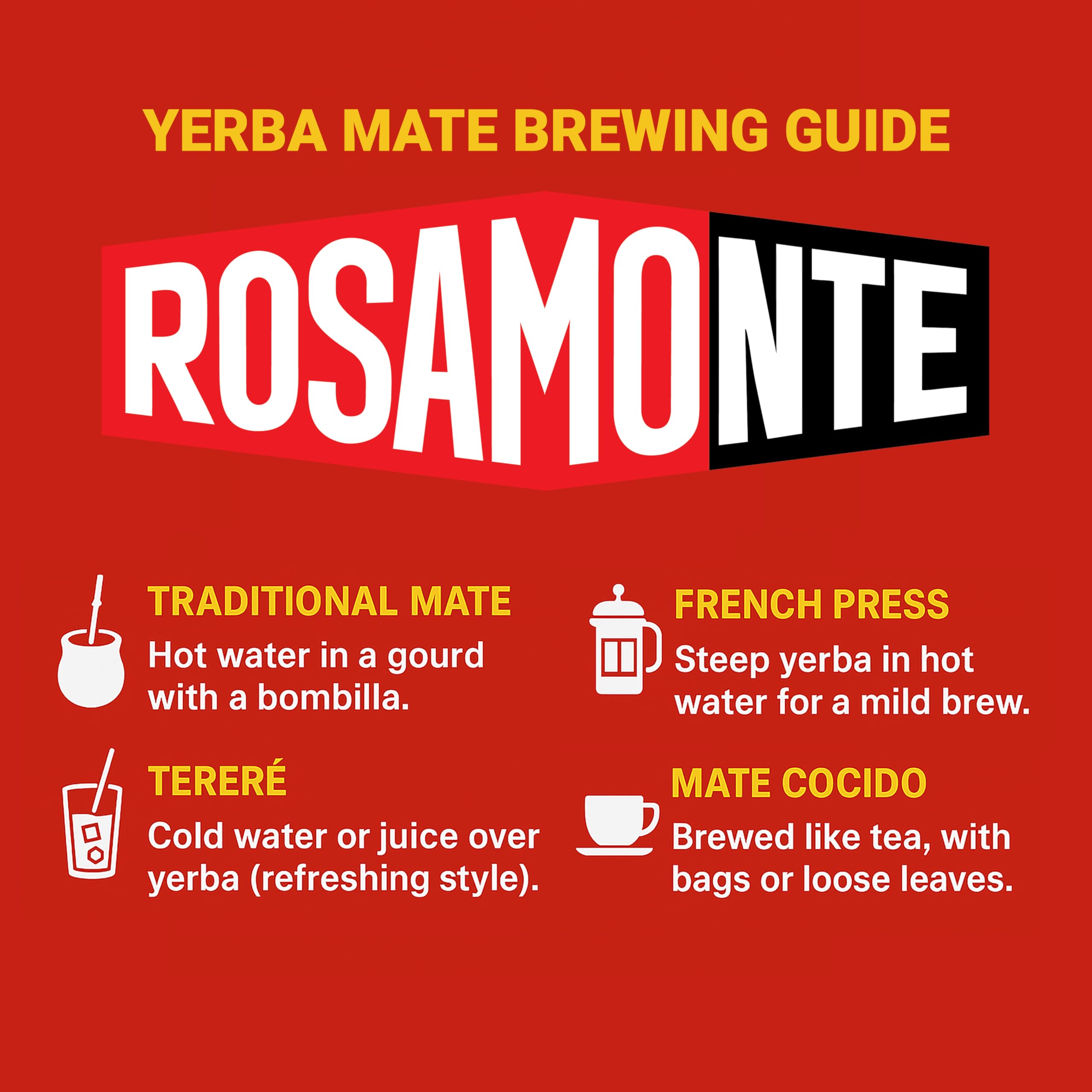 Rosamonte Suave in a kitchen with cup showcasing versatile hot or cold serving