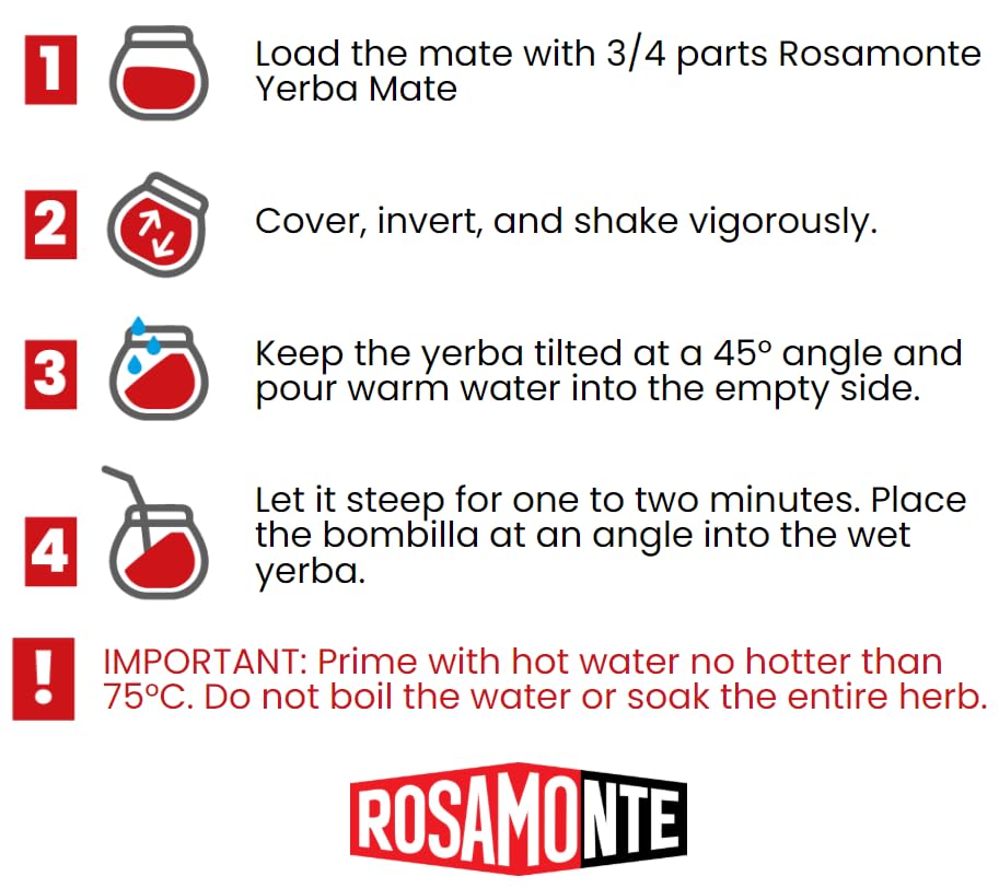 Rosamonte Suave bag beside a scale illustrating 1 kg size for lasting supply