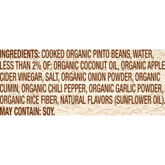 Rosarita organic refried beans close-up texture highlighting creamy consistency benefit
