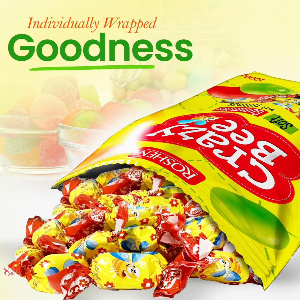 Roshen close-up of jelly texture showing soft outer layer and benefit of tenderness