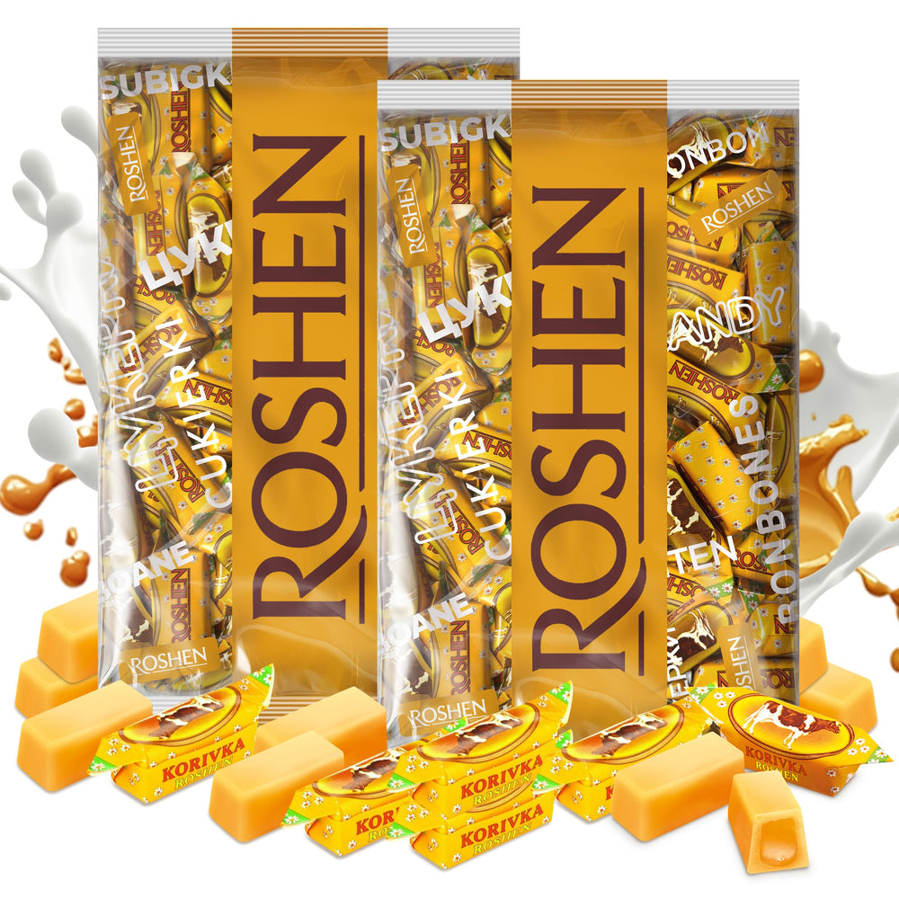 Roshen Korivka front packaging showing brand and pack benefit