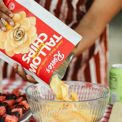 ROSIE'S CHIPS on a charcuterie board pairing for flavor and entertaining convenience