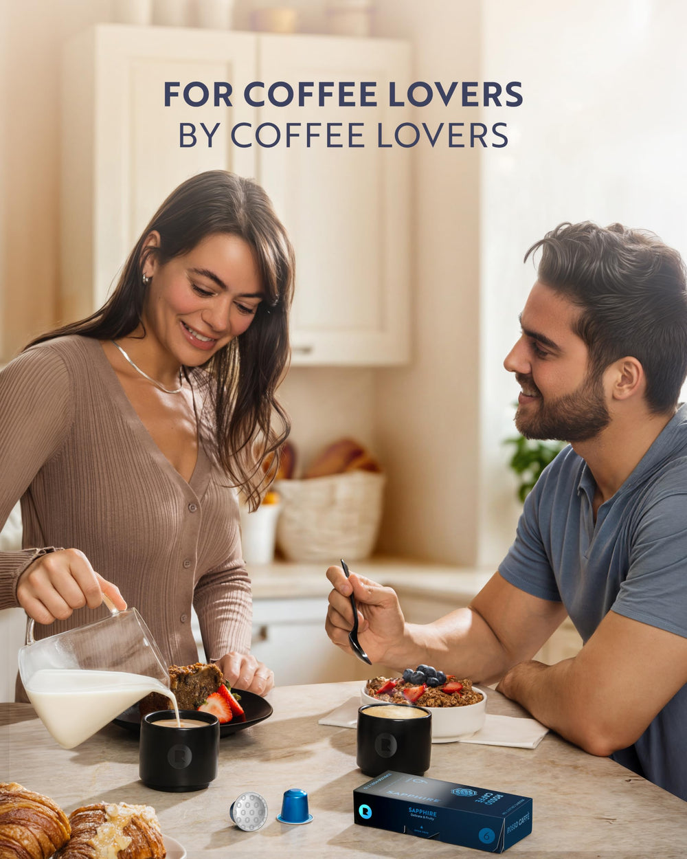 ROSso CAFFÈ espresso shot with rich crema showcasing full-bodied flavor and crema retention