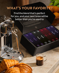 ROSSO CAFFÈ espresso shot with thick crema illustrating rich full-bodied taste in every cup