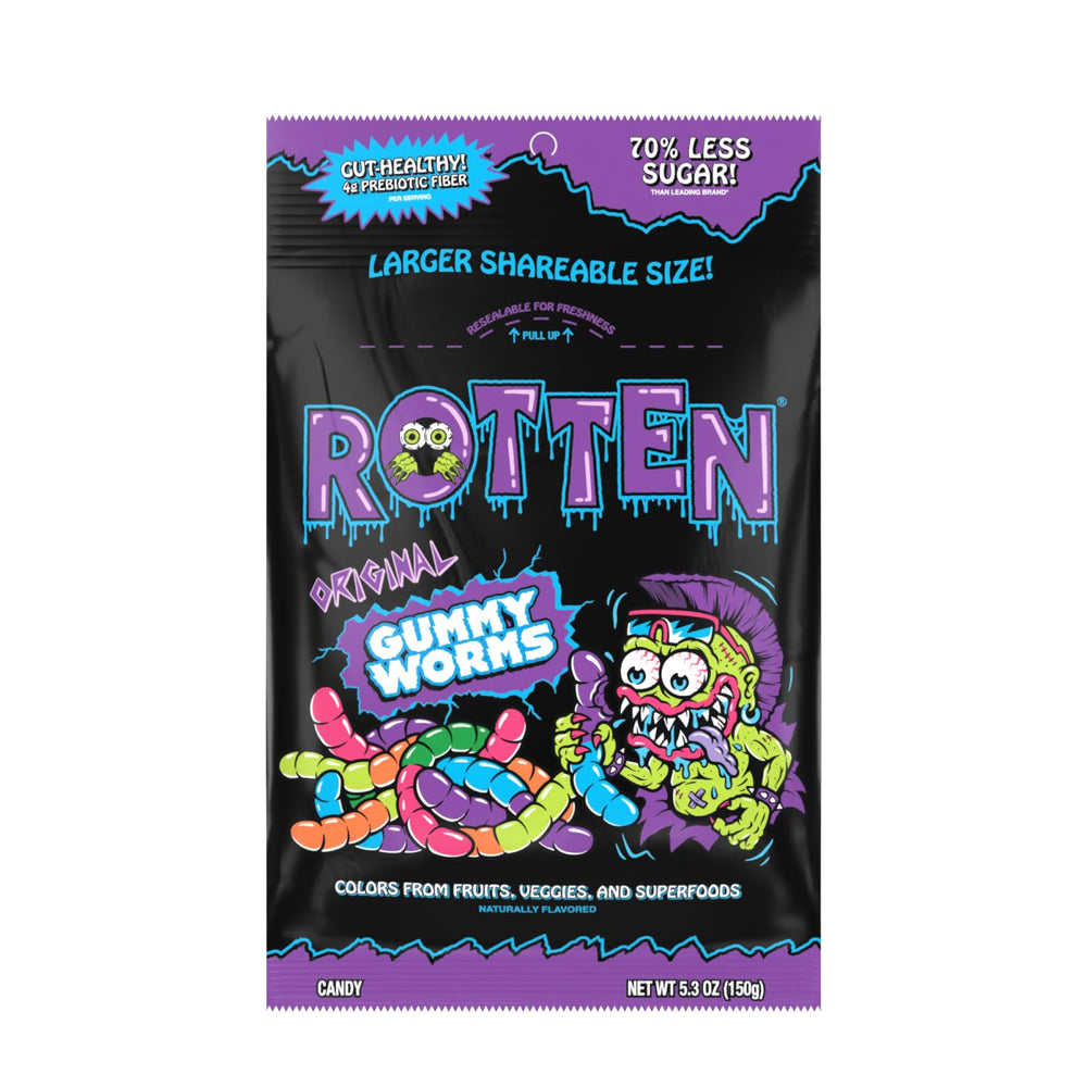 Rotten front packaging showing brand and share pack benefits