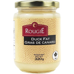 Rougie jar front view showing label and elegant packaging benefit: clear storage