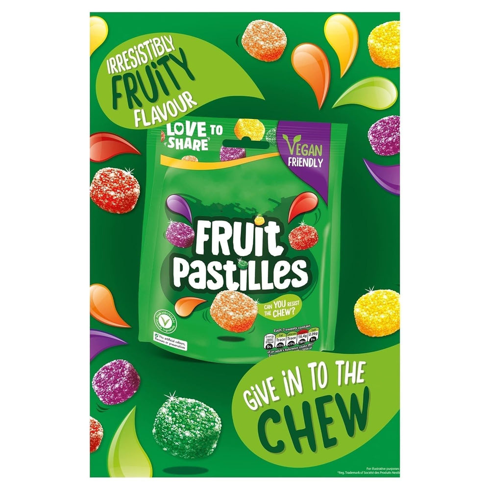 Rowntree's resealable zip detail highlighting freshness and convenience