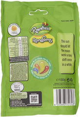 Rowntree's Randoms close-up of varied textures and shapes, highlighting fruity chew appeal