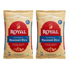 Royal front packaging showing two 5 lb bags and product name benefits