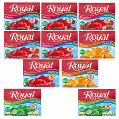 Royal front packaging showing variety pack and convenience