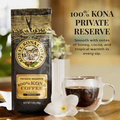 ROYAL KONA COFFEE in pour-over setup demonstrating smooth Kona flavor extraction benefit