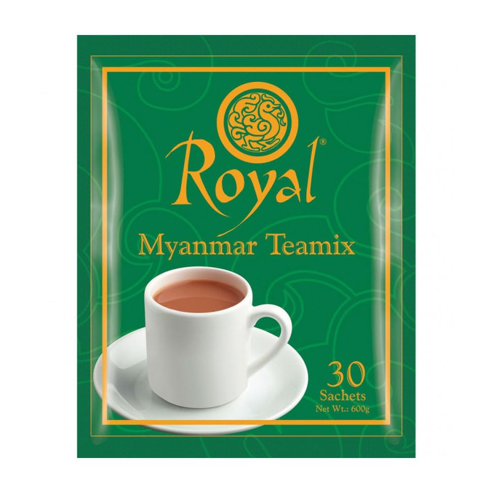 Royal Myanmar Teamix front box showing 30 packets and branding for quick reference