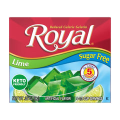 Royal prepared gelatin in bowl showcasing vibrant color and quick dessert