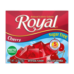 Royal gelatin served with fresh fruit demonstrating added flavor