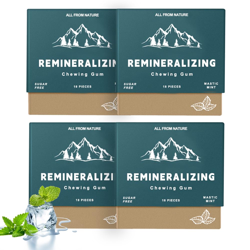 Royalee front packaging showing mint gum and four-pack convenience for freshness