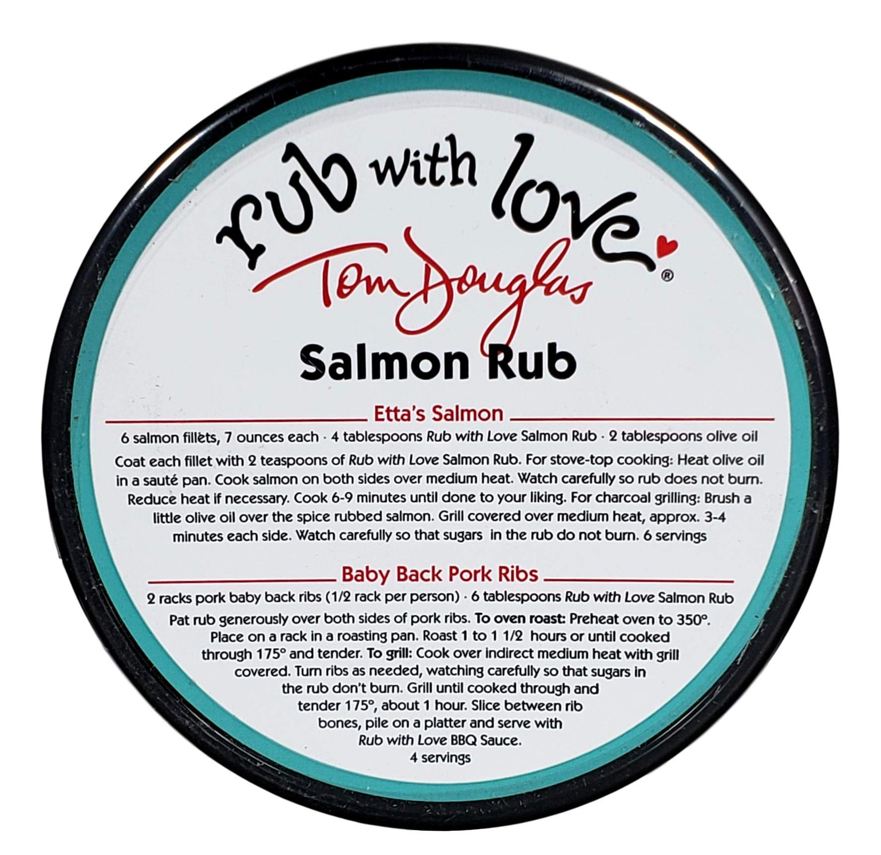 Hand holding Rub with Love one-pound container to show size and value