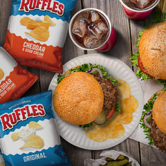 Ruffles Original bag displayed to show classic flavor and portability
