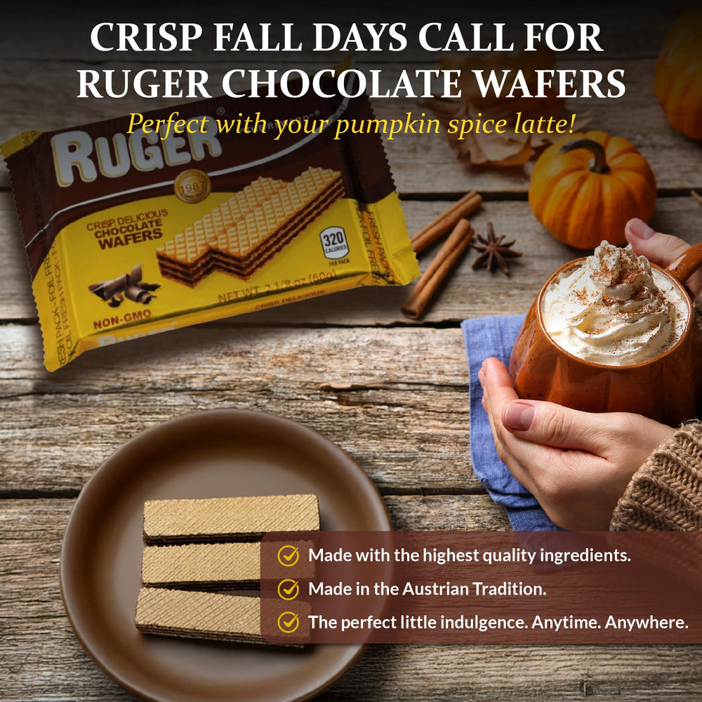 RUGER wafers in a picnic setting illustrating outdoor snacking convenience and shareability