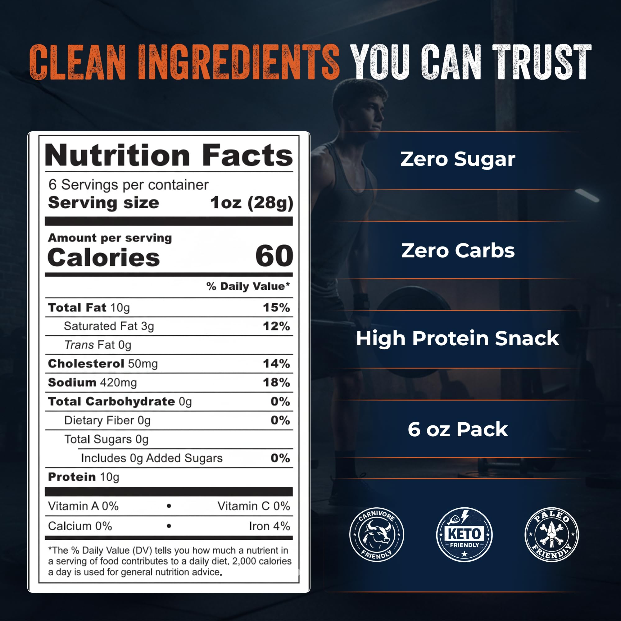 Rugged Unleashed open package with sticks ready-to-eat for quick fuel