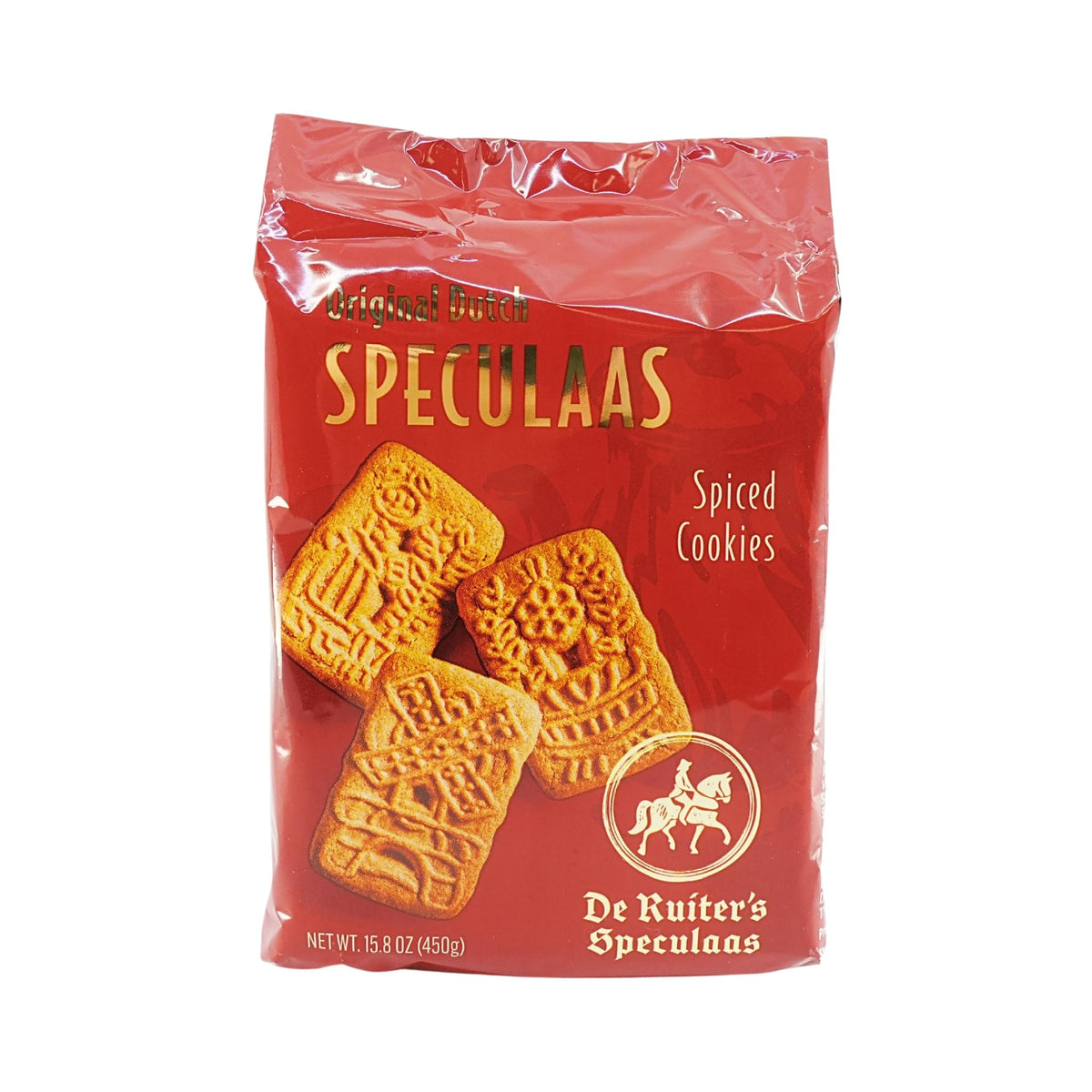 Ruiter pack front showing windmill cookies and clear packaging benefit of authenticity
