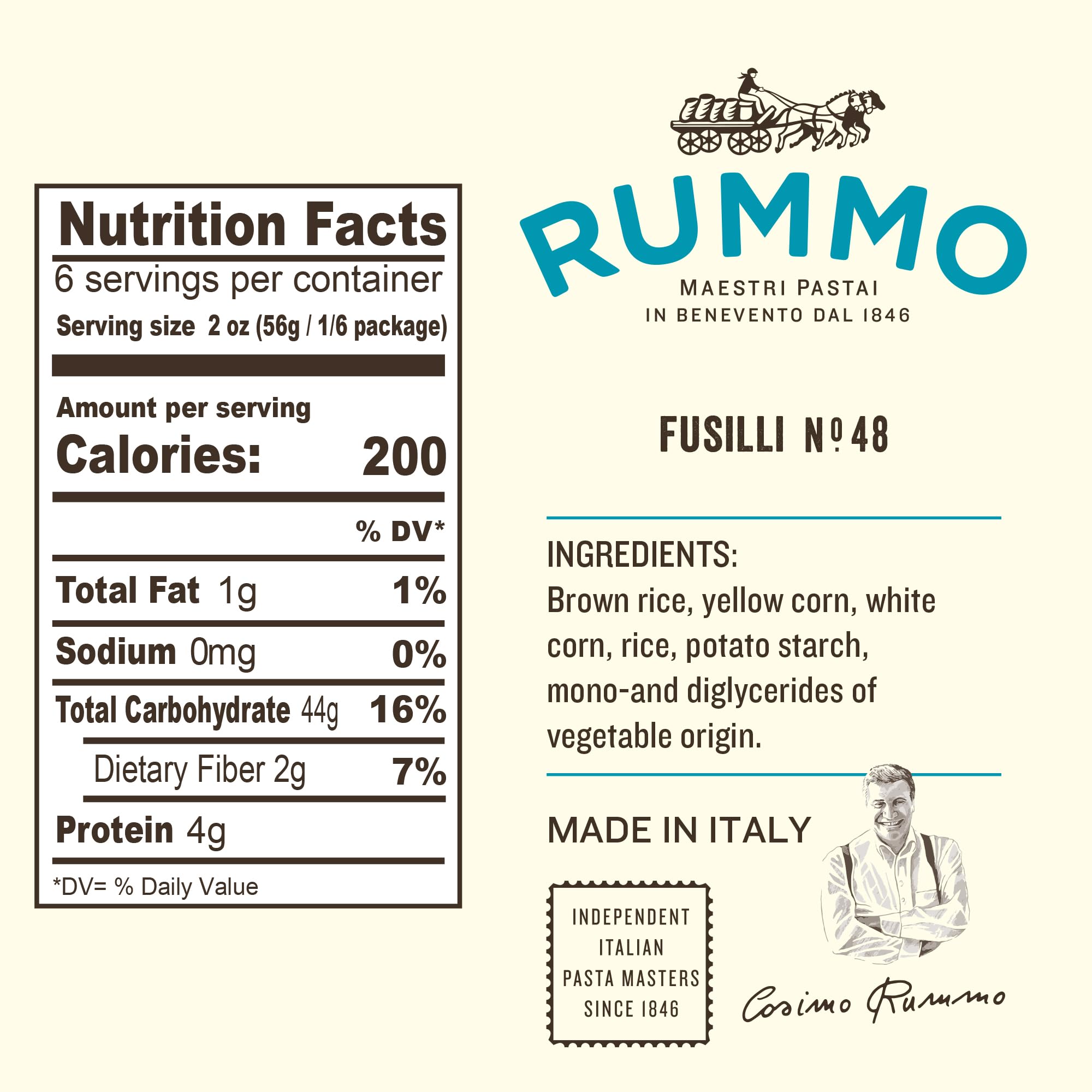 Close-up of Rummo fusilli spiral texture highlighting firm bite benefit