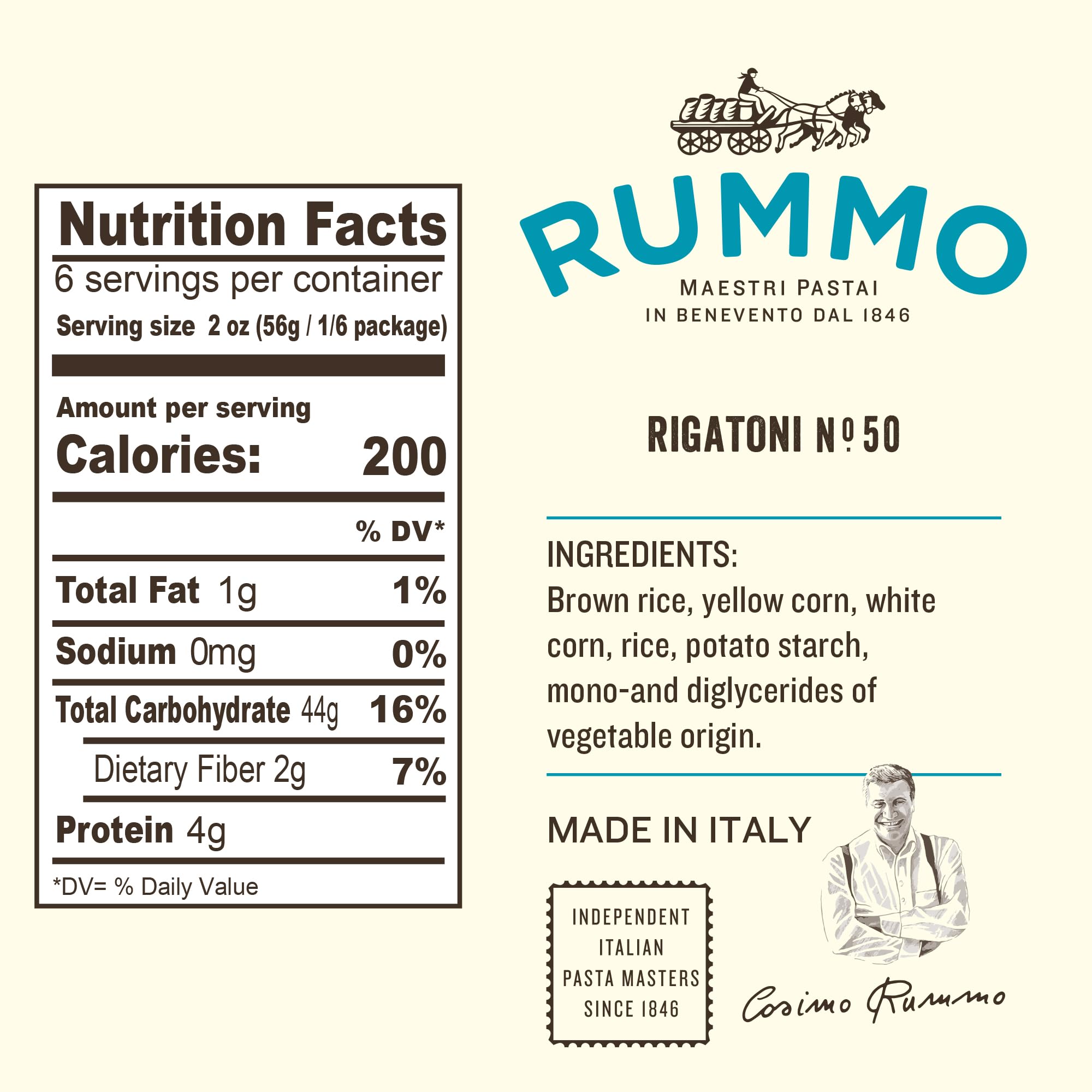 Rummo close-up of rigatoni ridges showing superior sauce grip benefit