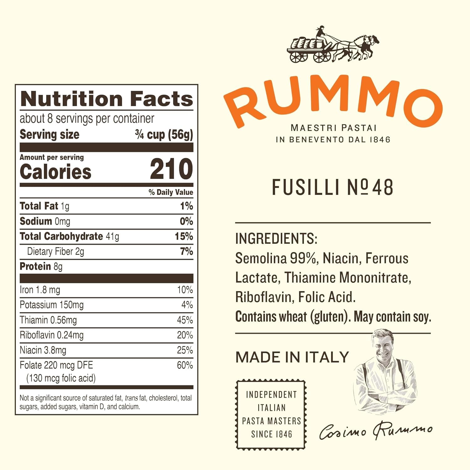 Rummo ziti in baked casserole showing oven-ready structure benefit