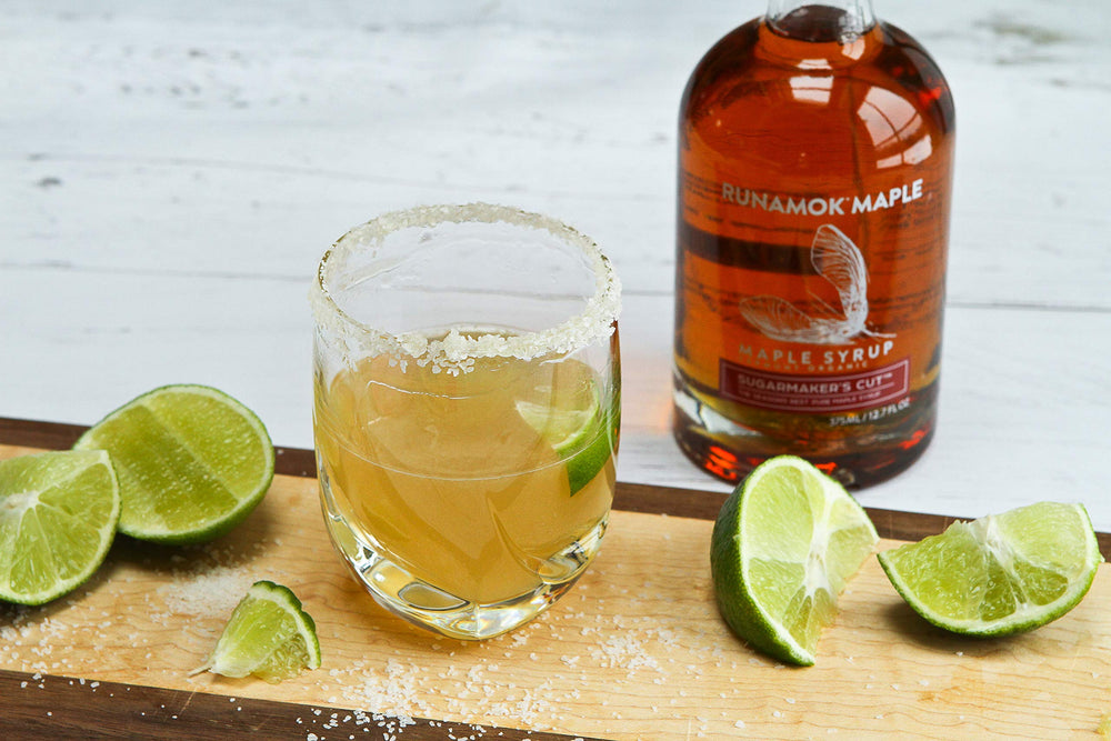 Runamok maple syrup in cocktail preparation showing culinary versatility benefit