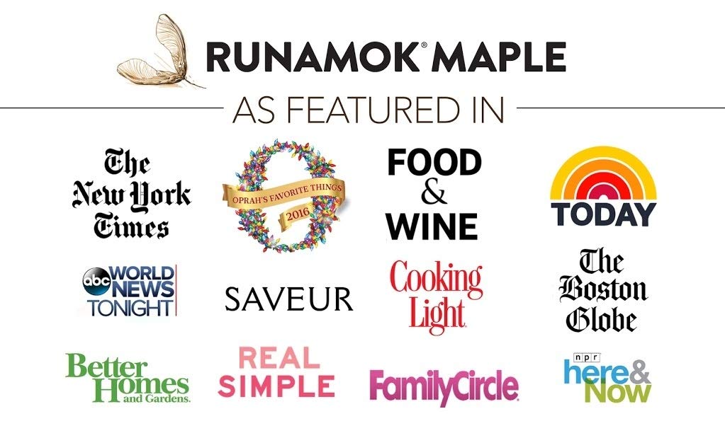 Runamok pouring smoked maple close-up showing silk texture and concentrated taste