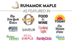 Runamok pouring smoked maple close-up showing silk texture and concentrated taste