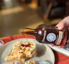 Runamok close-up of syrup texture highlighting rich color and robust flavor