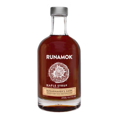 Runamok front bottle view showing label and glass packaging, ideal for gifting