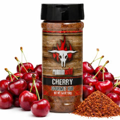 RunninWild cherry rub front label showing product name and size for quick ID