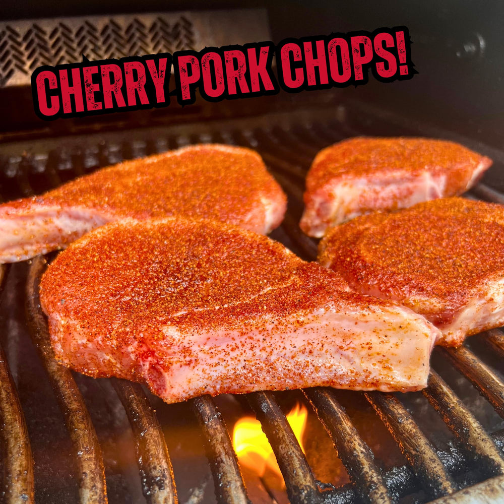 RunninWild cherry rub seasoning on salmon to enhance sweet and smoky notes
