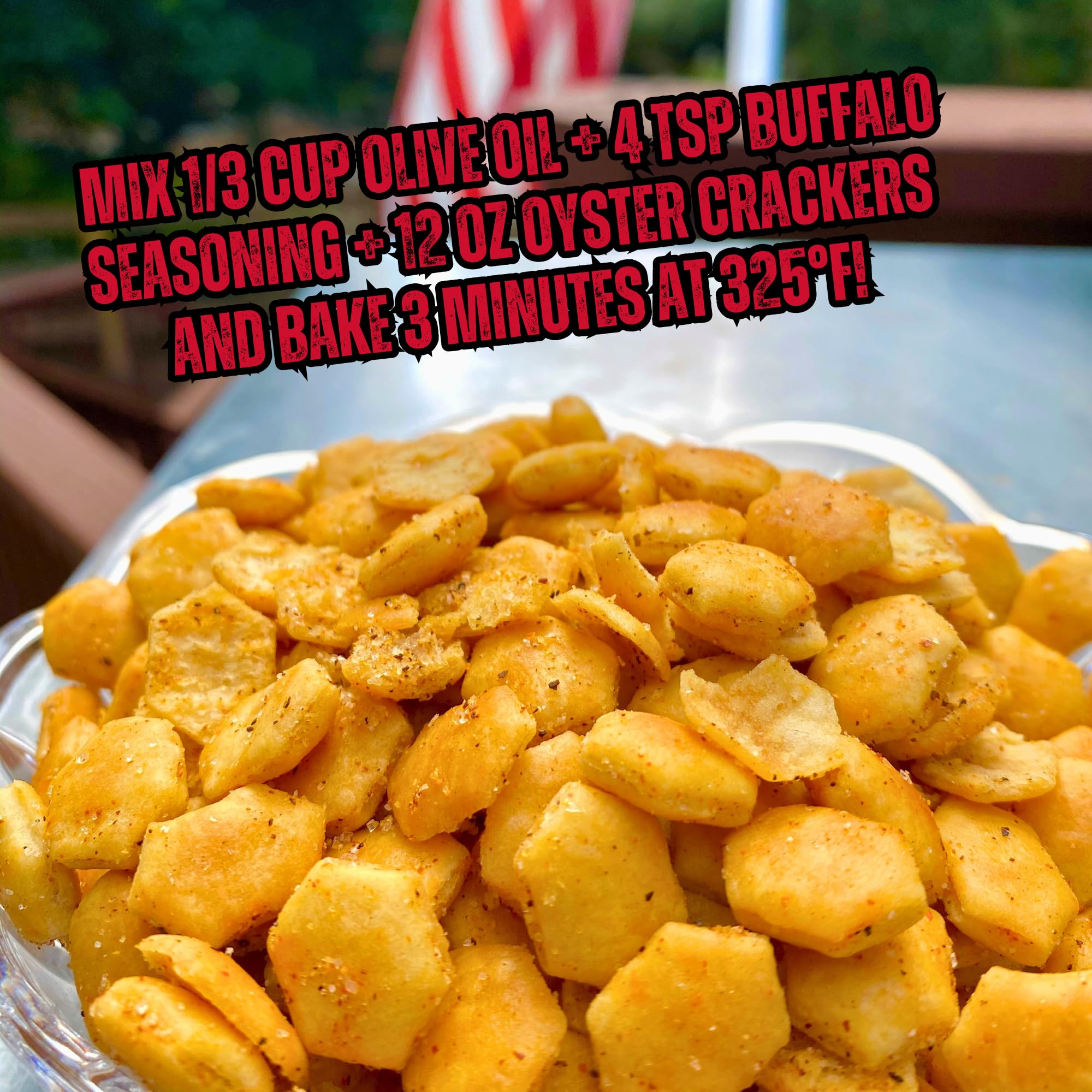 RunninWild seasoning dusted over fries and popcorn showcasing snack upgrade benefit