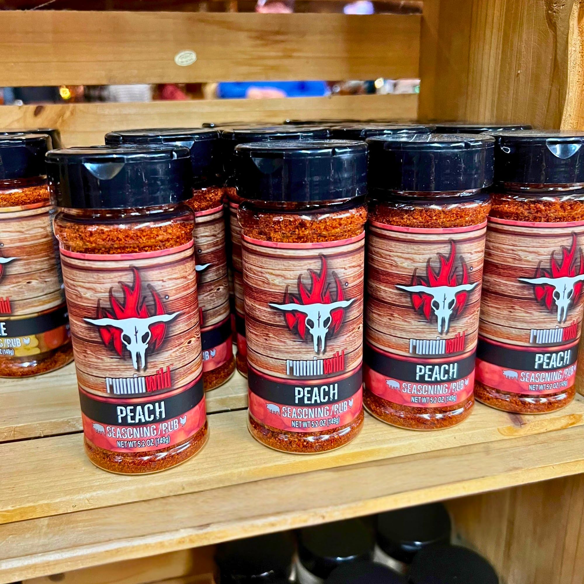 5.2 oz RunninWild jar shown next to common items to display size